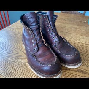 Red Wing Moc Toe Boot Size 10.